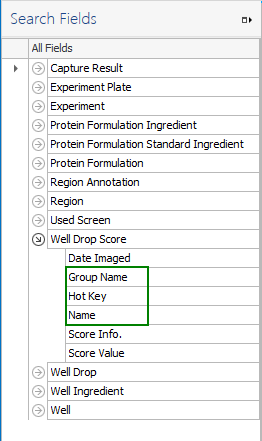 Well Drop Score Tab